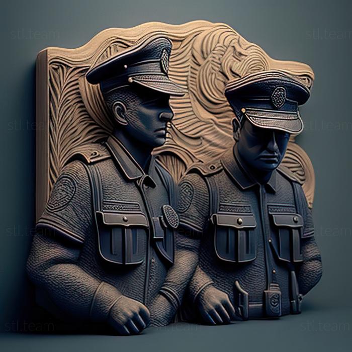 3D model Young cops (STL)